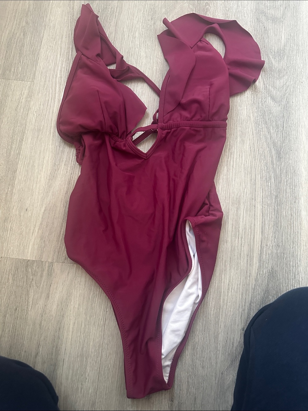 4 Women’s CUPSHE one piece swim suits-sold as a set $21